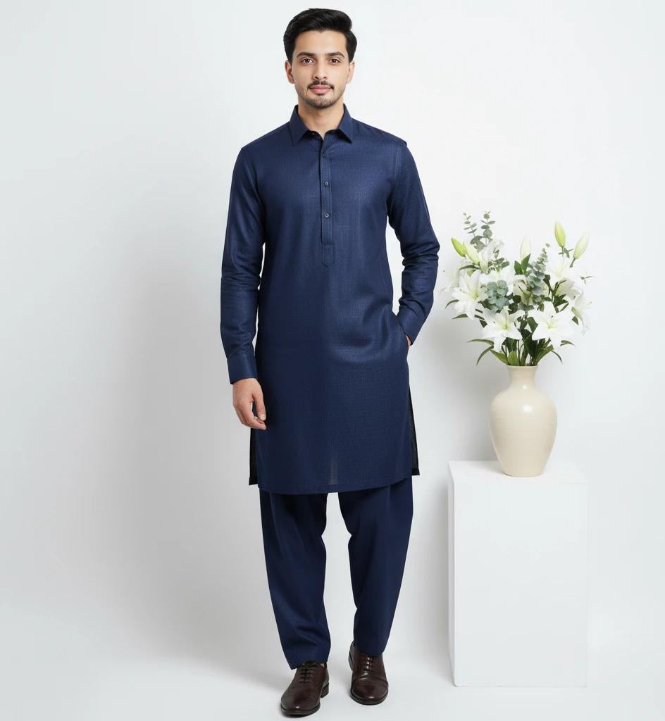 Unstitched Men's Suit_Navy Blue(Coming Soon)