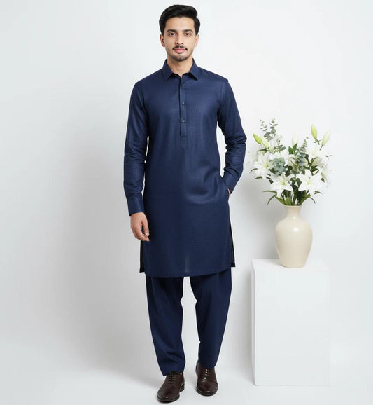 Unstitched Men's Suit_Navy Blue(Coming Soon)